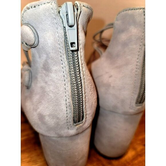 Nine West Kaede Suede Strappy Block Pumps - Picture 12 of 15